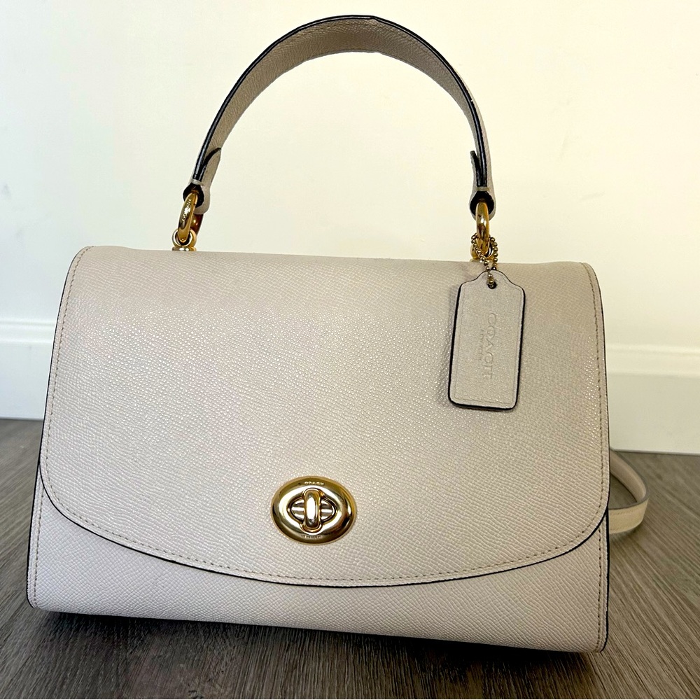 White coach bag
